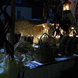 Mittelalterfest Büdingen 2015 Ambientebeleuchtung vom Marktstand