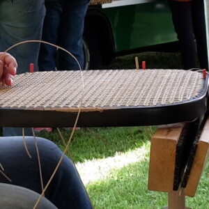 Vorführendes Handwerk beim Bauernmarkt 3.7.2016 - Bauernmarkt Bad Salzhausen
