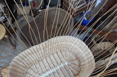 Baby basket for bassinet in progress