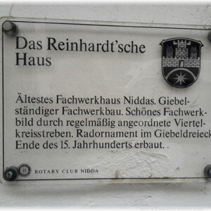 Unser Ladengeschäft ist im ältesten Haus in Nidda