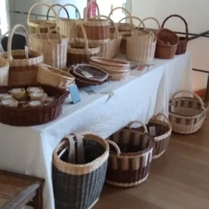 Korbstand im Museum der ehemaligen Benediktiner Abtei Seligenstadt