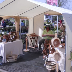 Marktstand bei Gärtnerei Christ