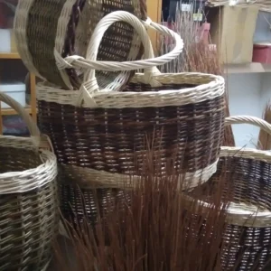 Einkaufskörbe aus meiner Produktion Paniers de ma production