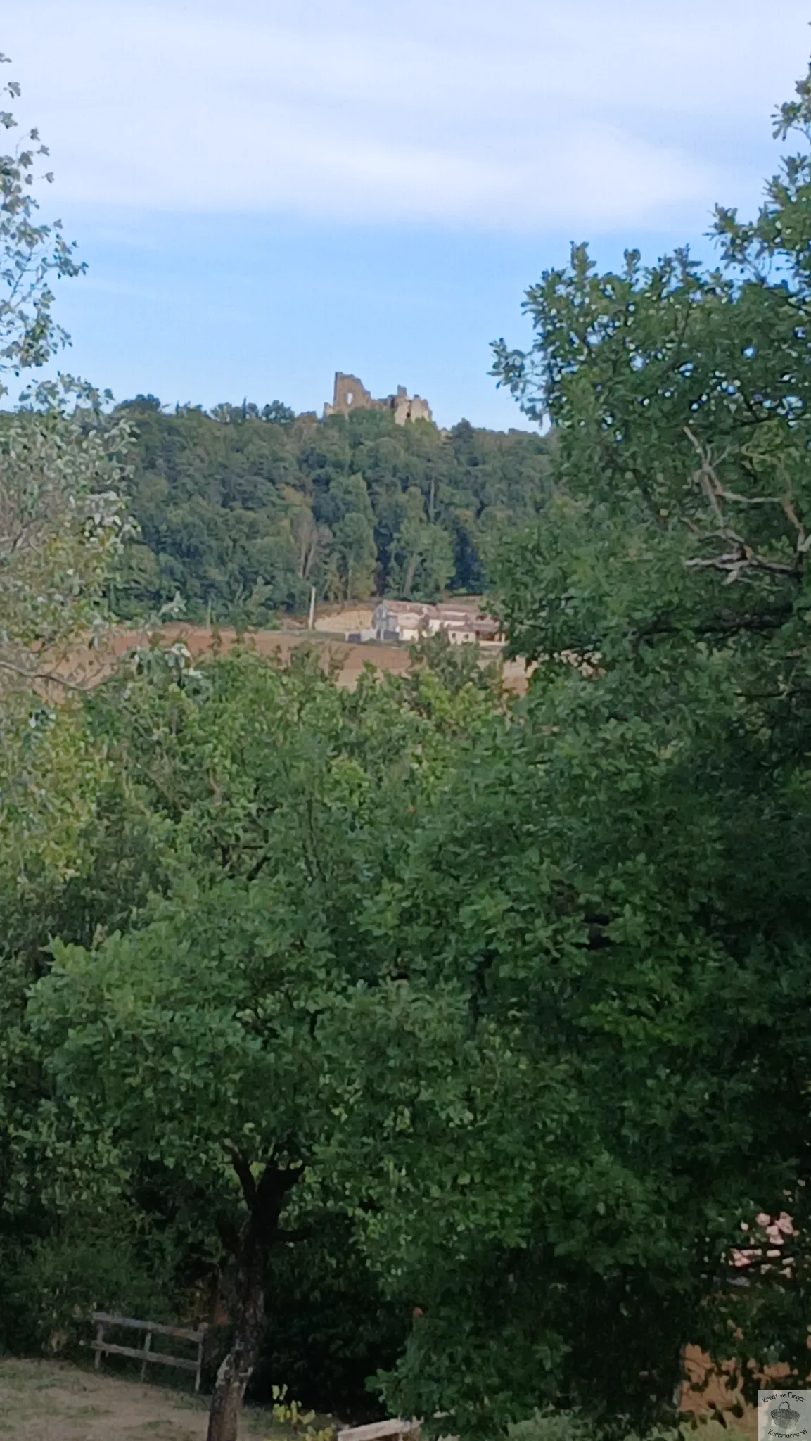 Burgruine in Garne